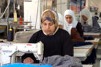 Palestinian women working in Textile industry in Palestine